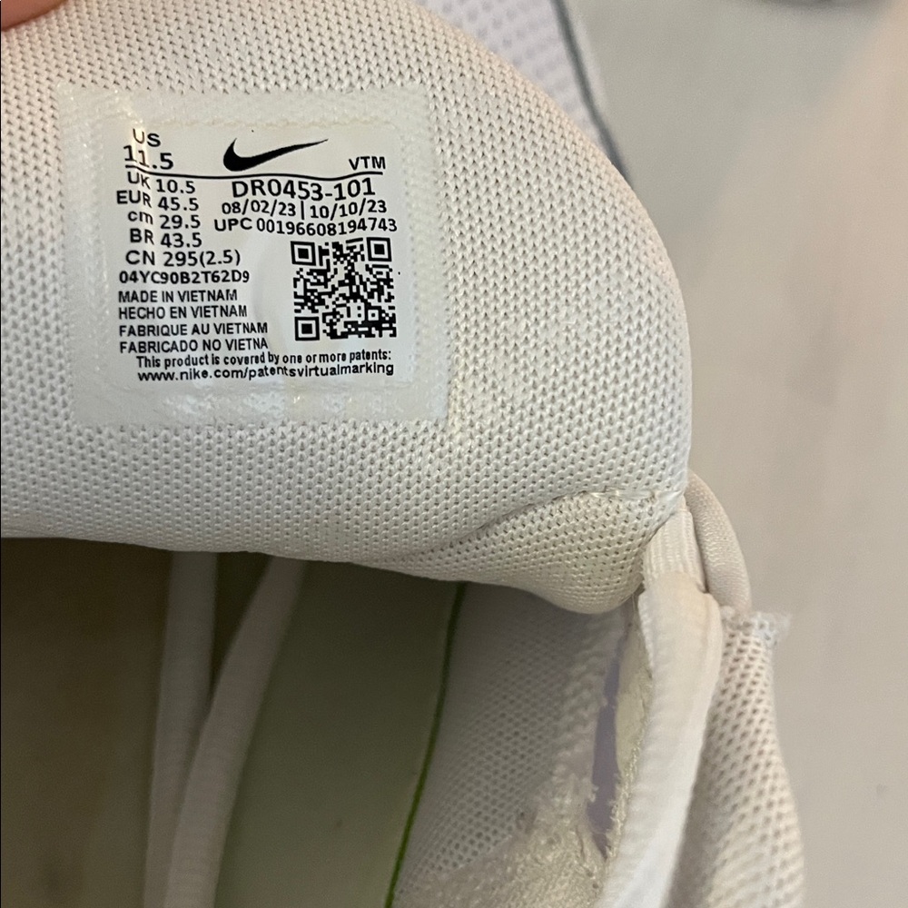 Nike Air Max Pulse 270 triple white 8/23-10/23 - Picture 6 of 11
